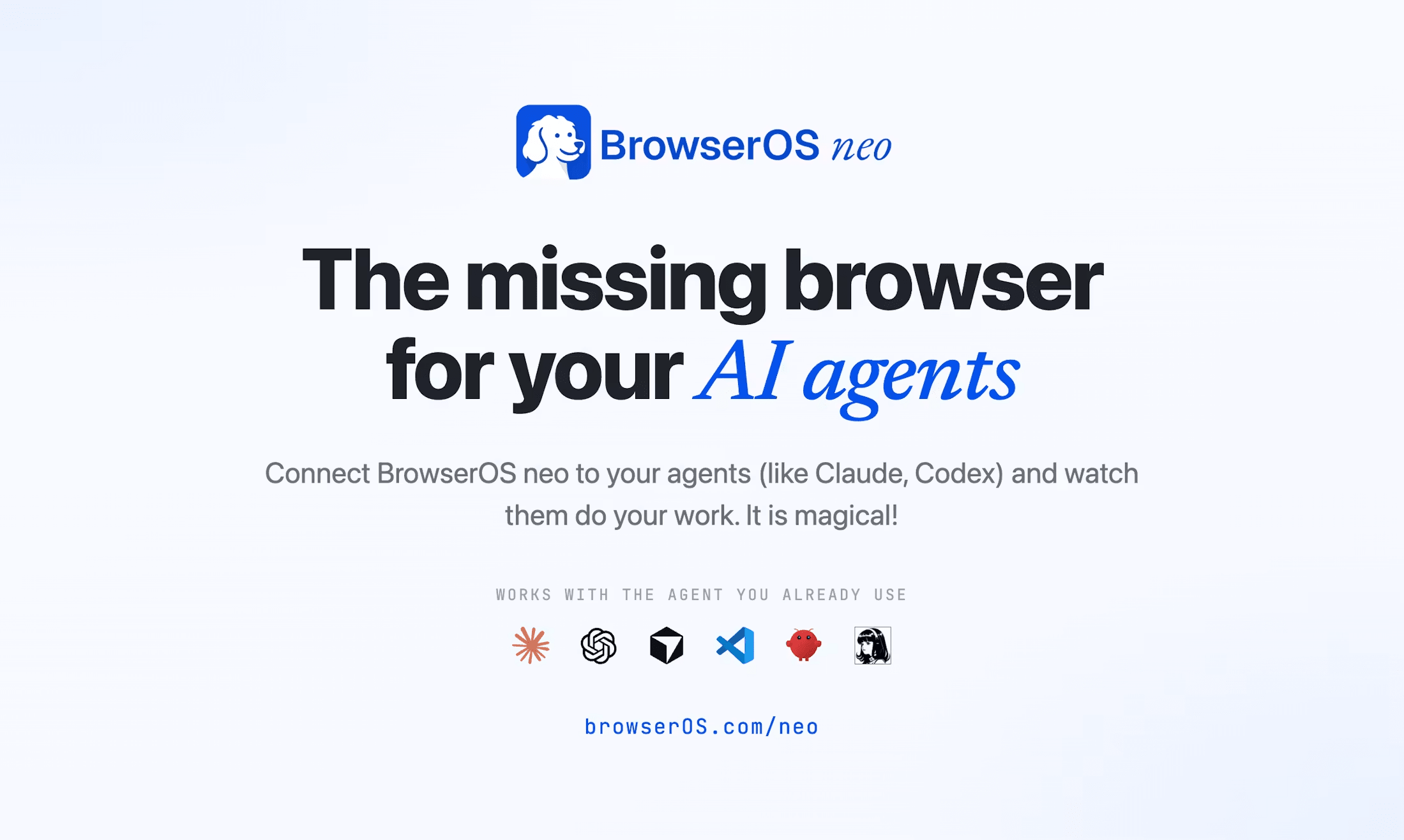 BrowserOS neo screenshot 1