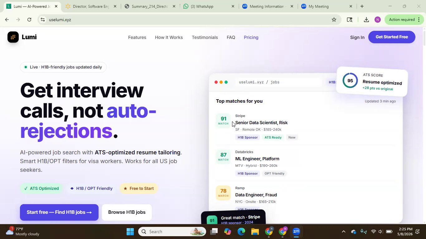 Lumi — Get Interviews, Not Auto-Rejections screenshot 1