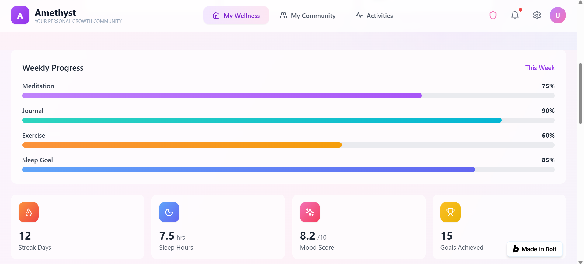 Amethyst screenshot 6