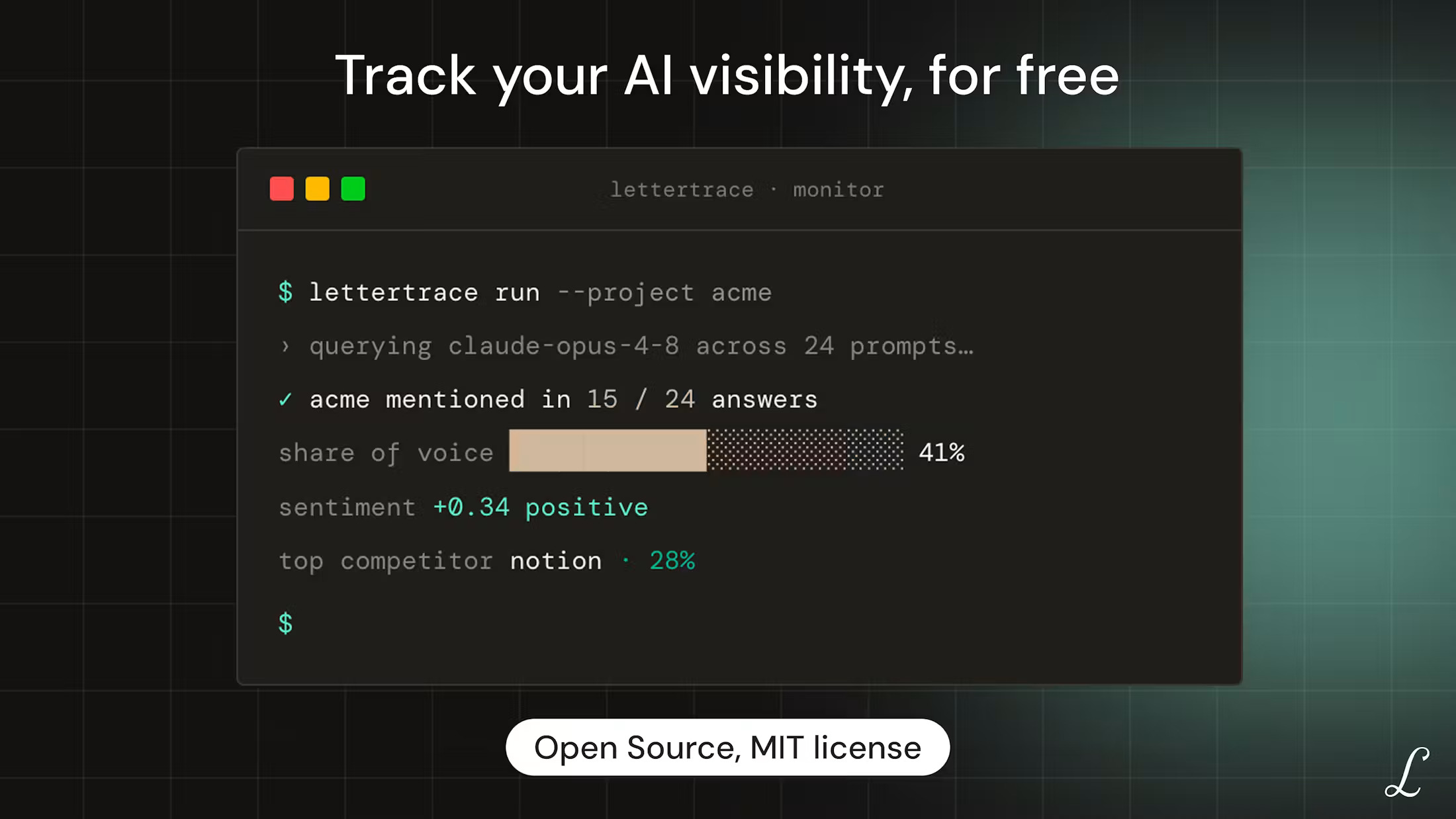 Lettertrace screenshot 1