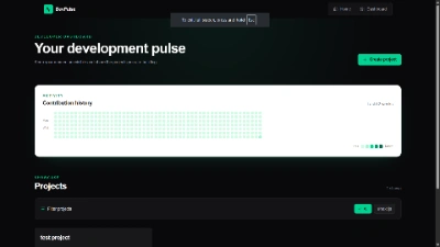 DevPulse screenshot 1
