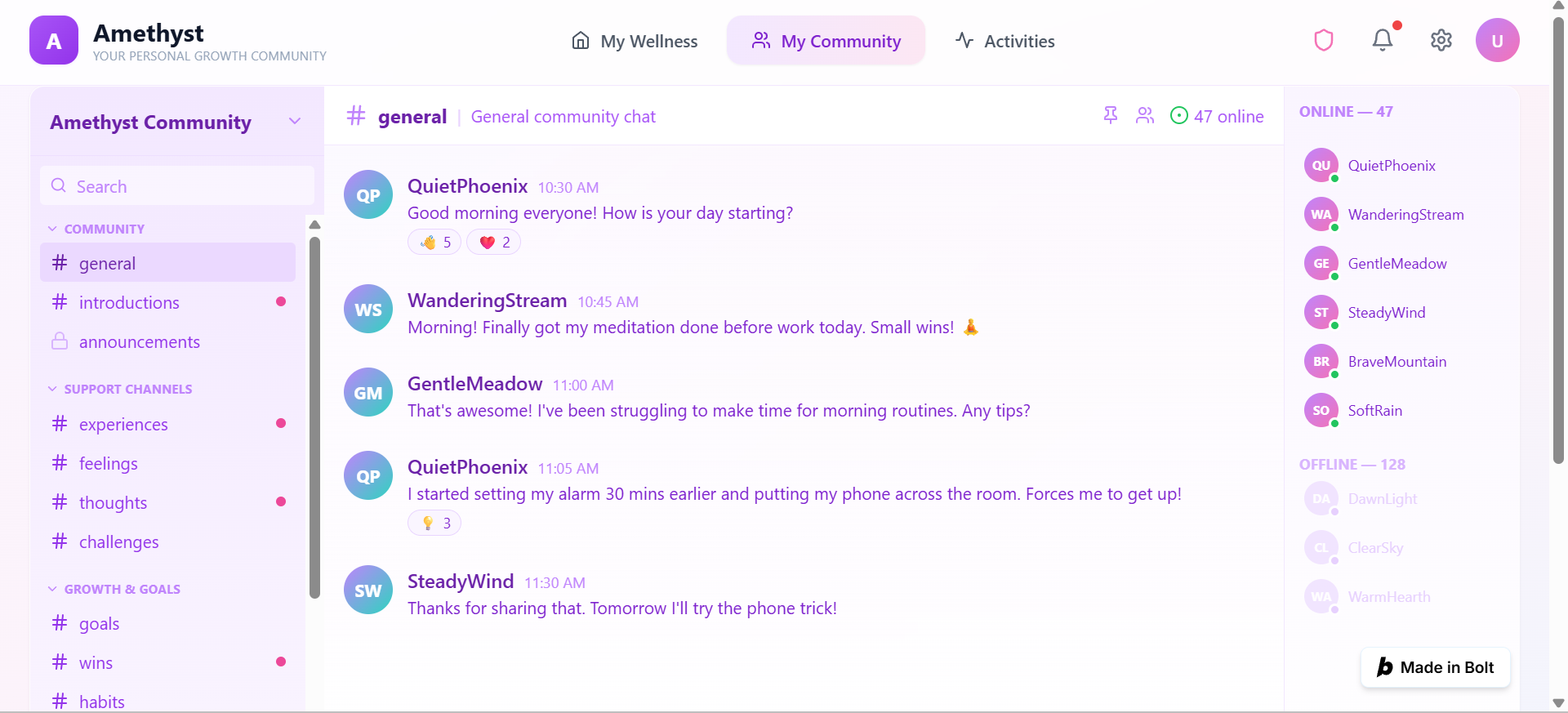 Amethyst screenshot 2
