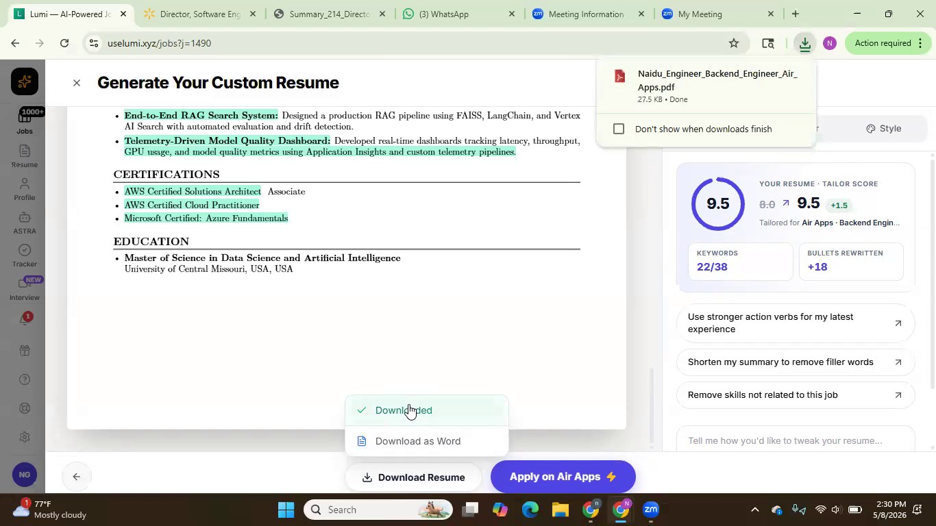 Lumi — Get Interviews, Not Auto-Rejections screenshot 8