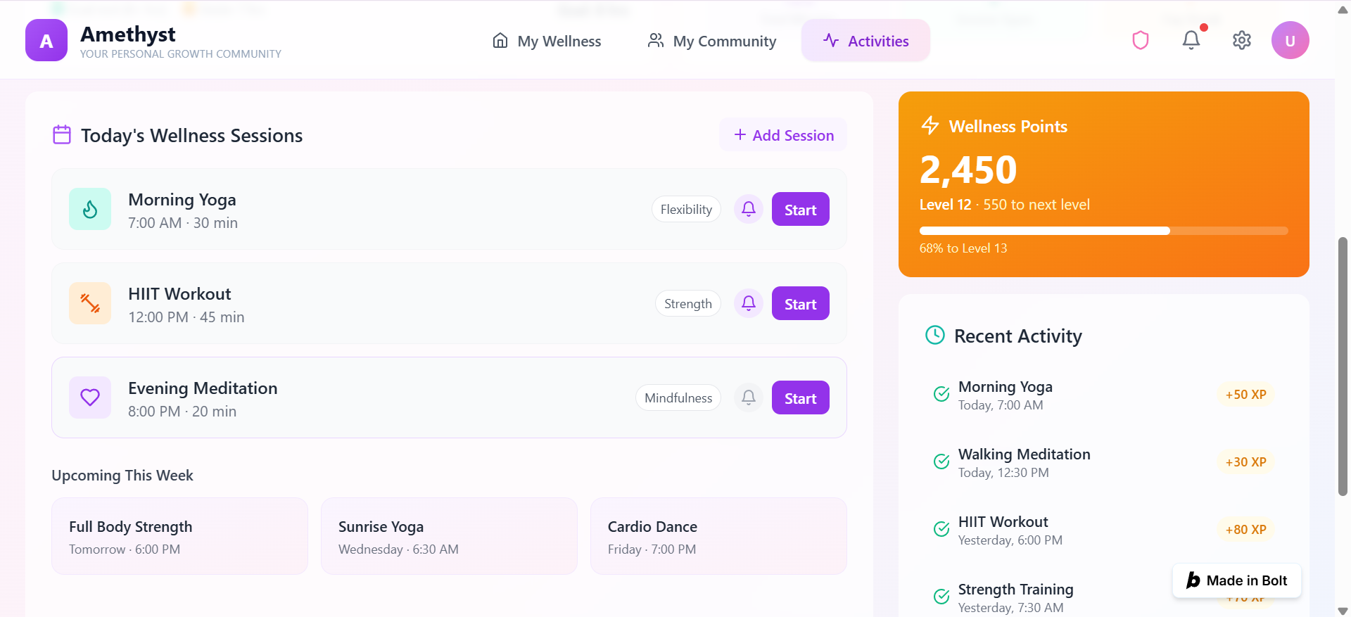 Amethyst screenshot 3