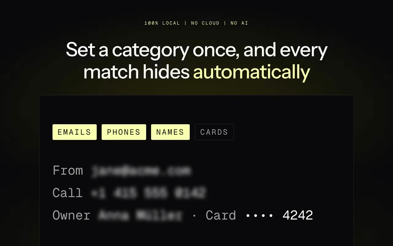 DataBlur screenshot 2