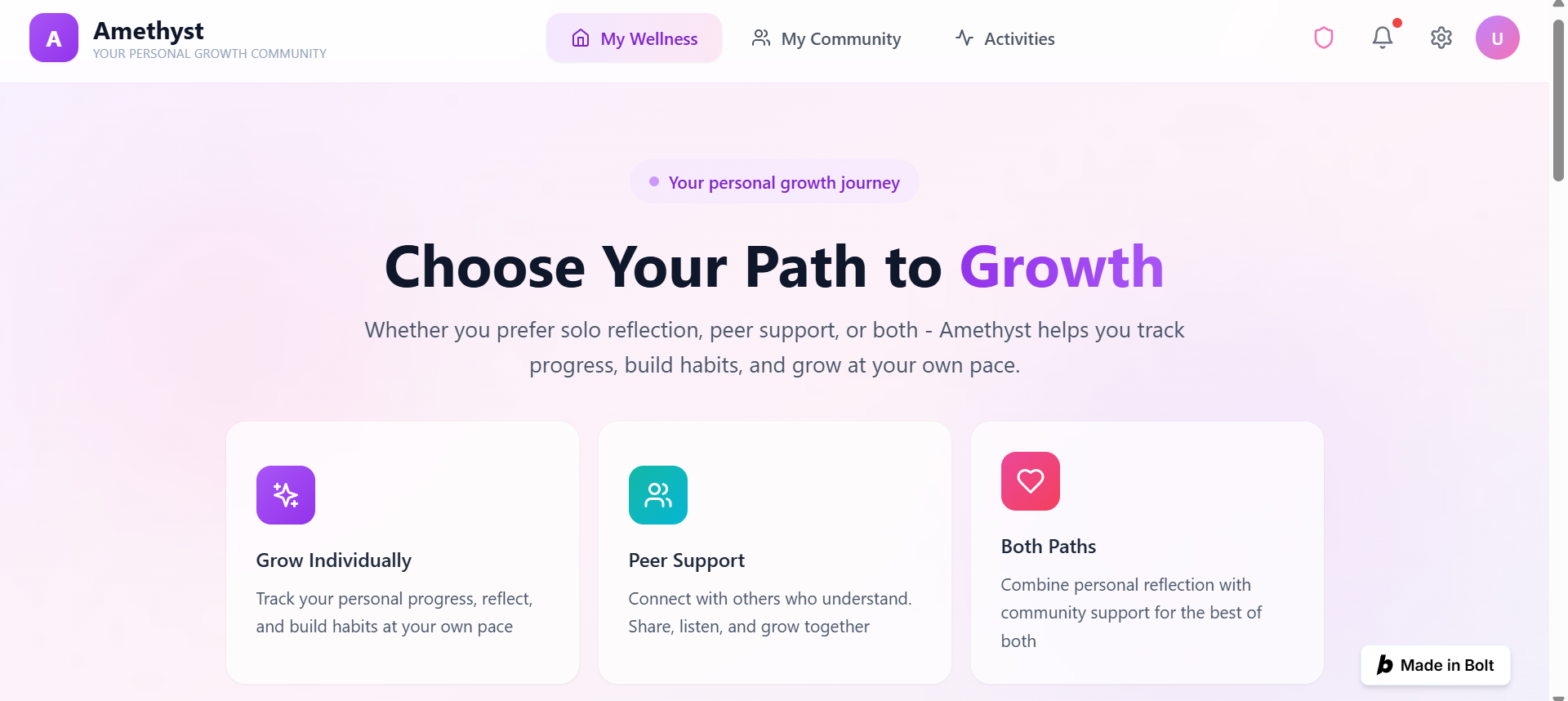 Amethyst screenshot 1