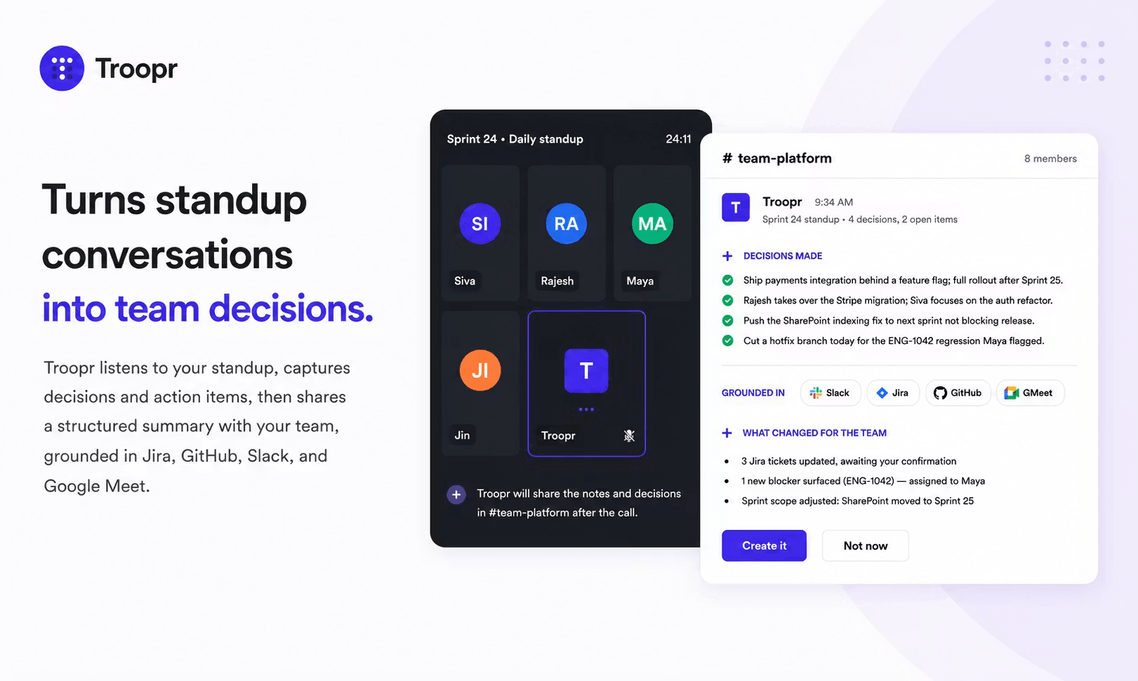 Troopr AI Scrum Master screenshot 3