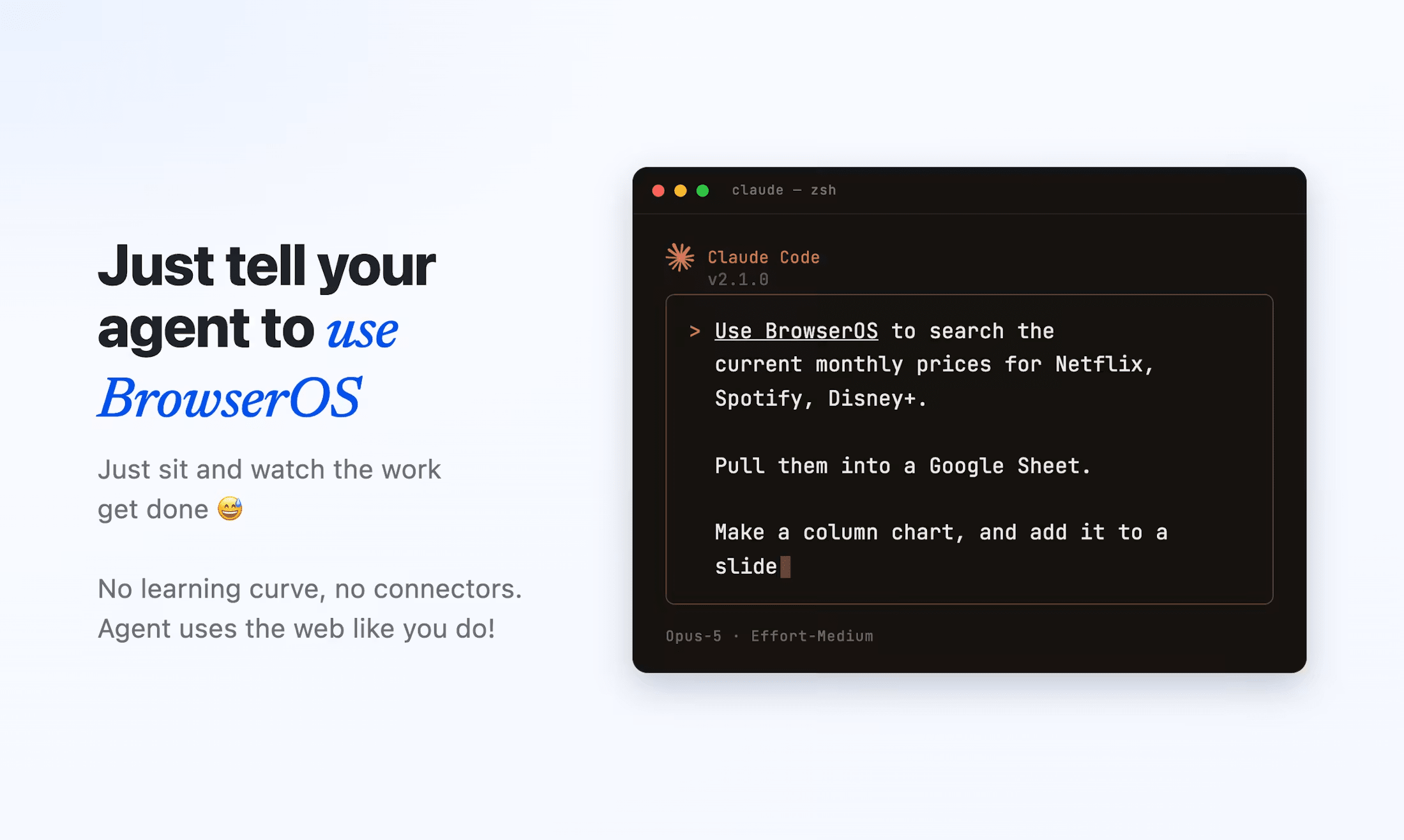 BrowserOS neo screenshot 2
