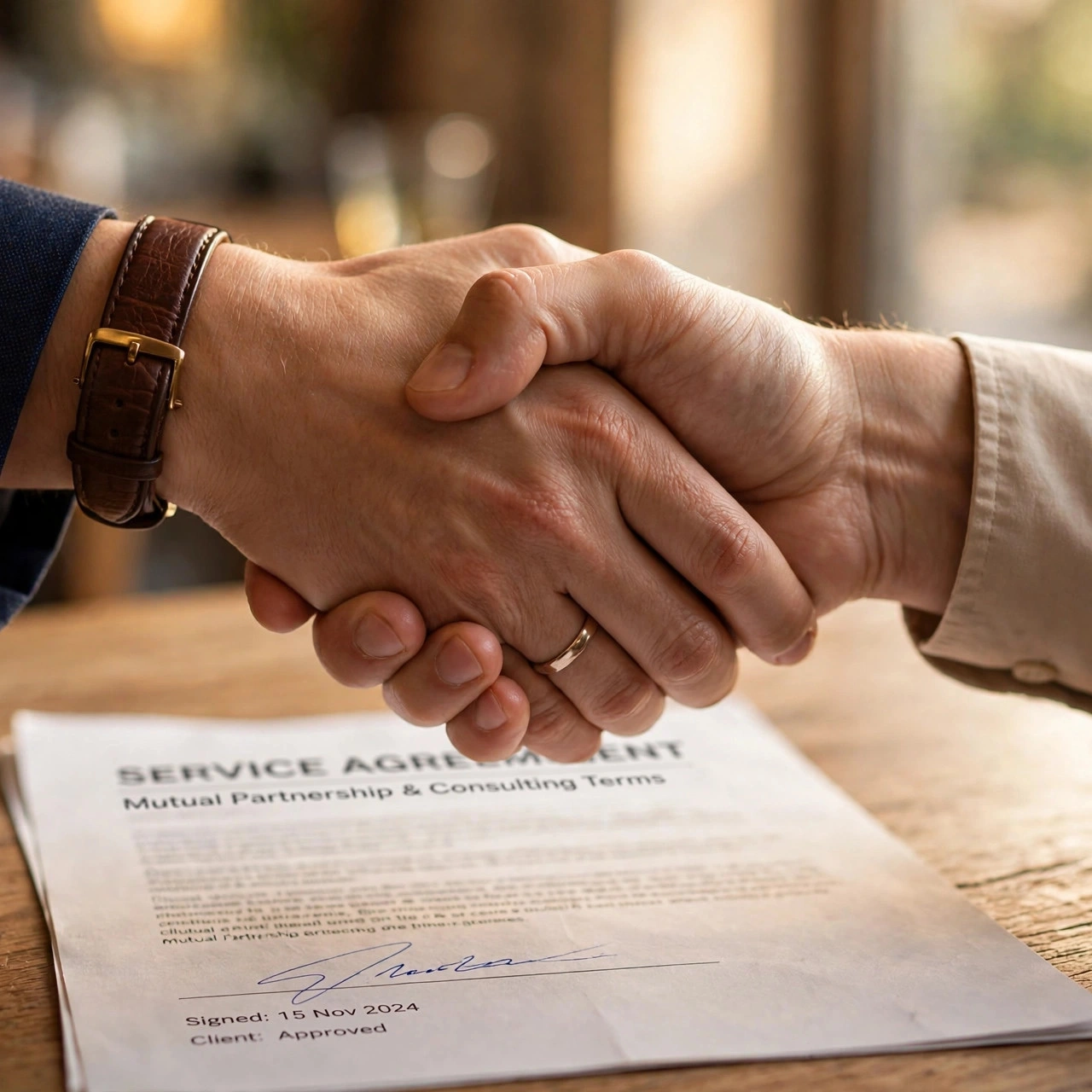 The $20 handshake
